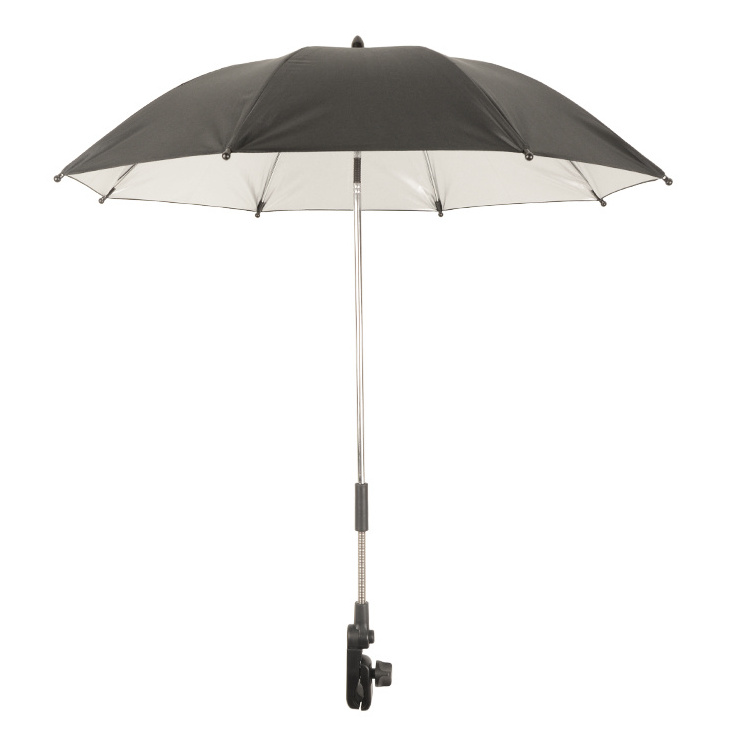 Hot Sale  Universal Stroller Umbrella Parasol With Adjustable Clamp