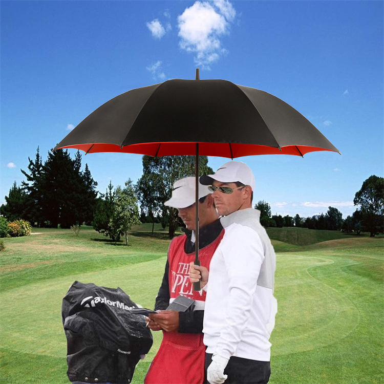 High Quality 30 Inch 8 Panels Luxury Double Layer Windproof Umbrella With Logo Printing