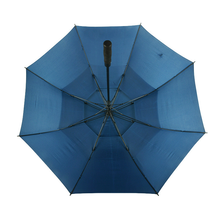 High quality 30inch 8K stronger windproof golf umbrella double layer waterproof umbrella