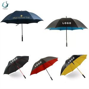 Supplier Wholesale Promotional Custom Logo Umbrella Luxury Windproof Eco Friendly Automatic Golf Umbrellas With Custom Logo