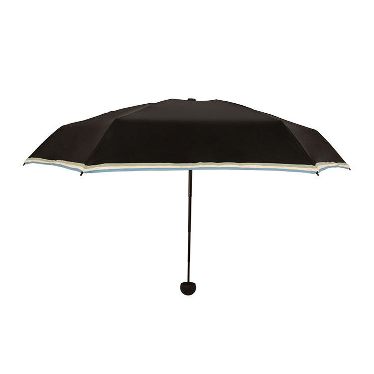 China Manufacturer Lightweight And Portable Strong And Sturdy Phone Size 5Fold Mini Umbrella