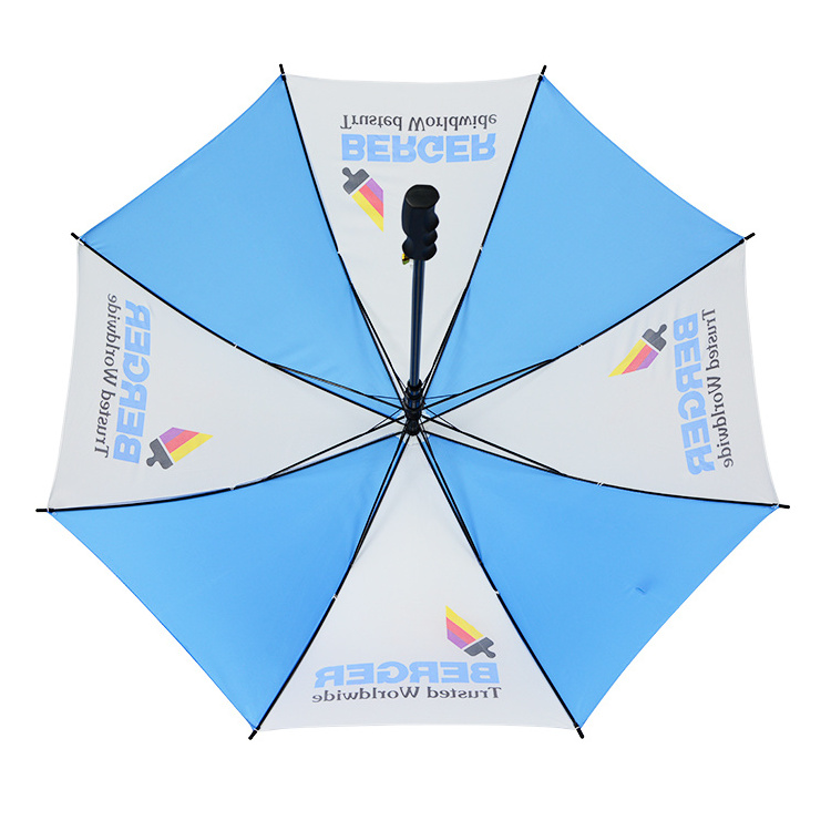 High Quality Windproof  Promotional Big Size Golf  Umbrellas Long Shaft Business Gifts Golf Umbrella