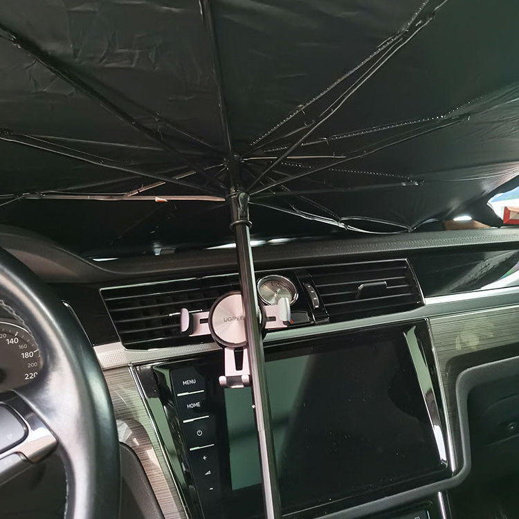 Portable Foldable Uv Protection Car Windshield Shelter Sunshades Folding Umbrella Suv Window Sun Shade Cover Umbrellas For Cars