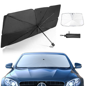 Foldable Inside Car Front Window Glass Windscreen Windshield Uv Protection Sun Shade Sunshade Wind Shield Mirror Umbrella