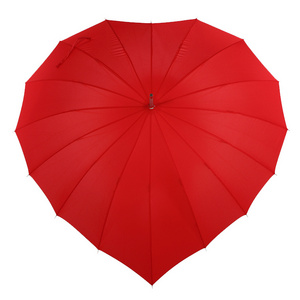 Romantic Umbrella Promotional Wholesale Cheap Heart Shape Wedding Umbrella