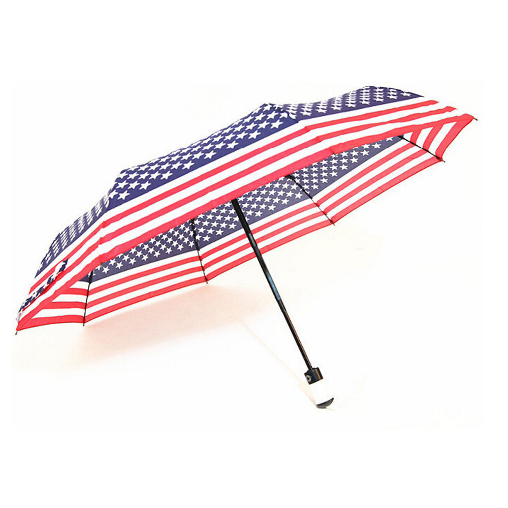 heat transfer printing automic flag umbrella American flag umbrella