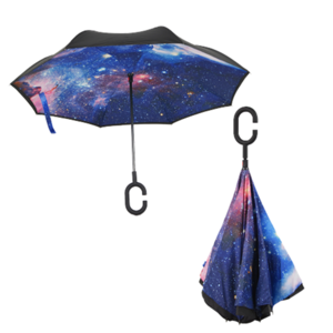 New Design Hands Free Inverted Reserve Waterproof Standing Umbrella