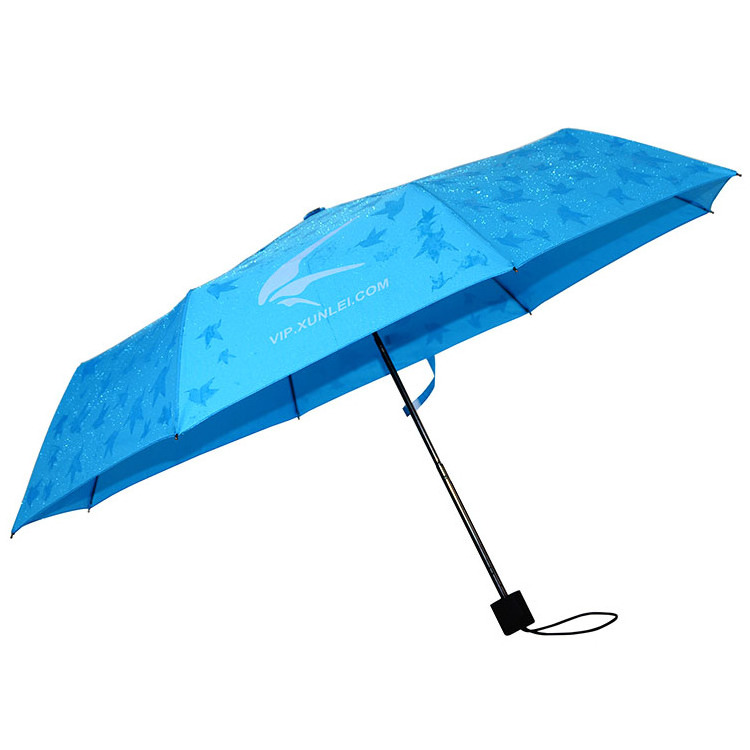 21Inch*8K Water Mark Printing Magic Water Discoloration 3 Folding Color Changing Special Umbrella