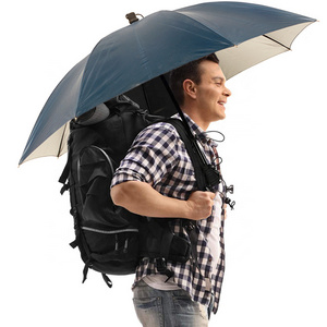 High Quality UV Protective Ultralight  Mountaineering 46" Backpacking Umbrella Hands Free Hiking Umbrella