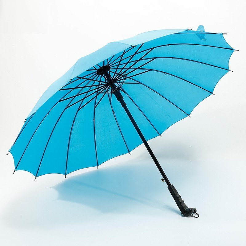 Fiberglass frame 23 inch Automatic Open,and Close Classical Chinese Paint Printing Straight Umbrellas/