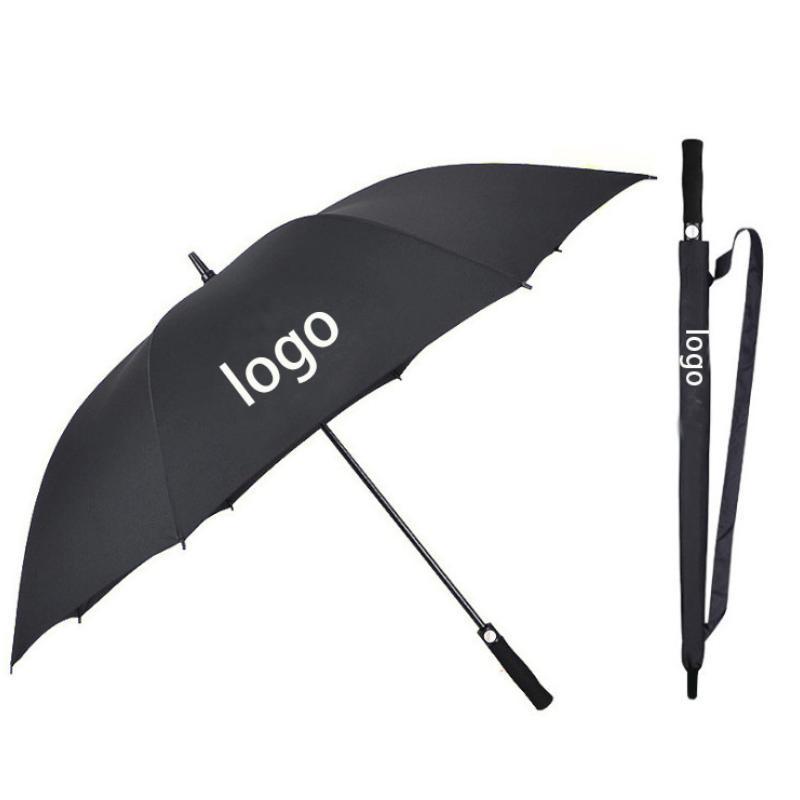 Umbrella Wholesale Custom Logo Large Vented Windproof Umbrella Automatic Open Straight Golf Umbrella with logo