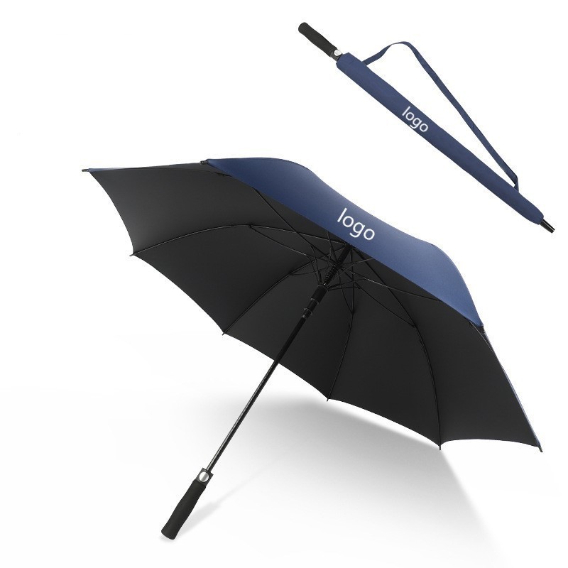 Umbrella Wholesale Custom Logo Large Vented Windproof Umbrella Automatic Open Straight Golf Umbrella with logo