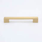 96mm Elegant Golden Brass Kitchen Pull Furniture Cabinet Handle Hardware for Cabinets Villa Living Room & Outdoor Use