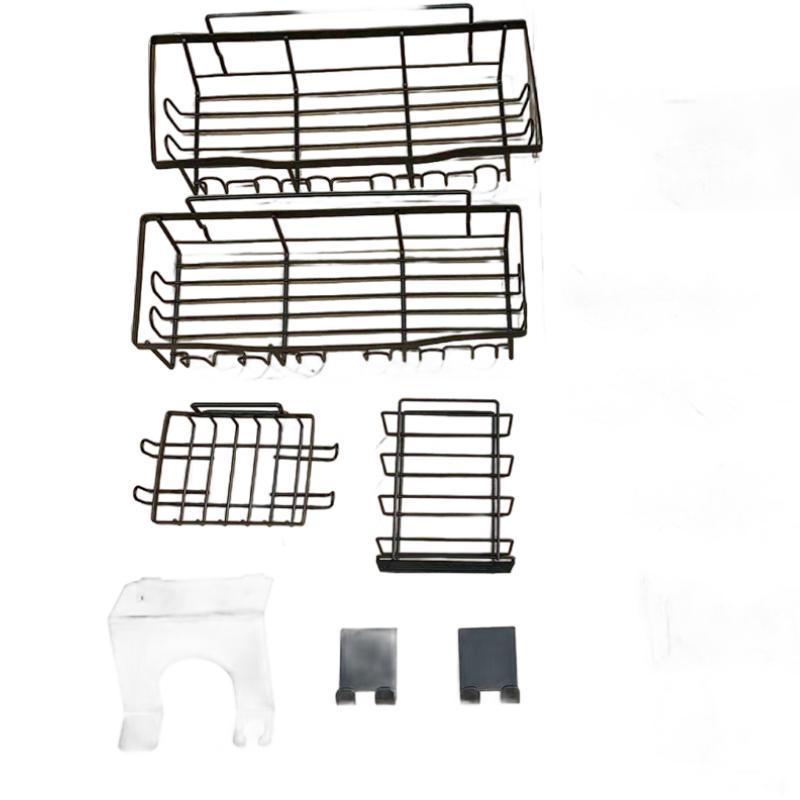 Rustproof Adhesive Bathroom Shelves Shower Rack Organizer Storage Shelf Holder Shower Caddy