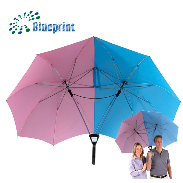 Innovation Design Couple Umbrella 2 People China Manufacture Double Shaft