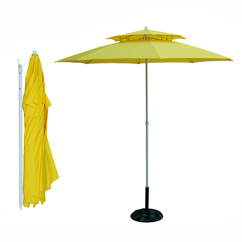 Wholesale factory price camping sun and rain beach outdoor umbrella solar panel