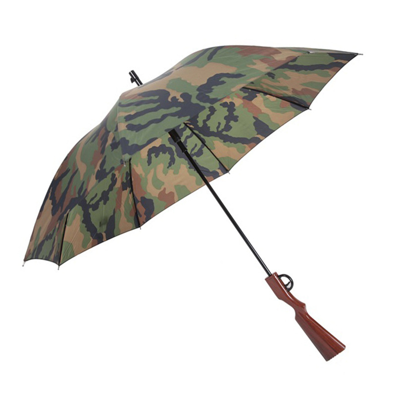 23 inch auto open camouflage weapon unique special gun shape umbrella