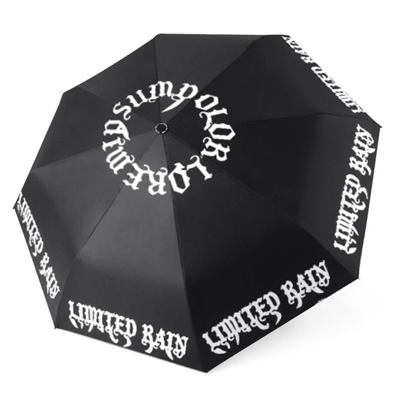 Custom umbrellas three folding automatic auto open and close umbrella with logo waterproof