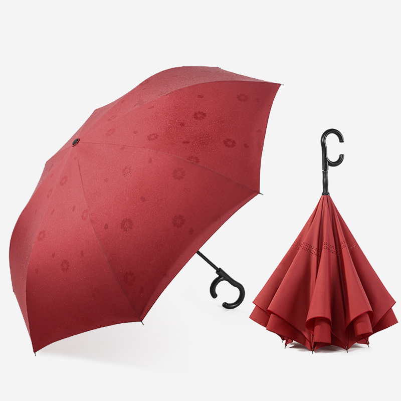 Blossom fiberglass frame inverted umbrella corporate gifts umbrellas