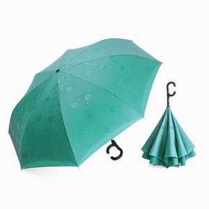 Blossom fiberglass frame inverted umbrella corporate gifts umbrellas