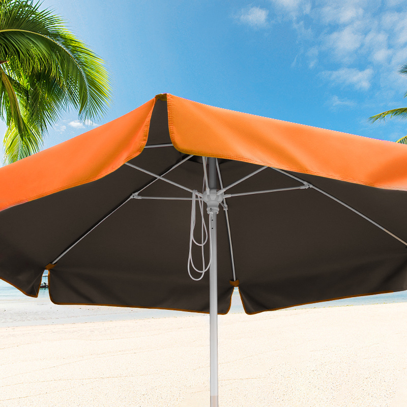 Cheap 45inch large big umbrella promotional parasol beach umbrella custom print outdoor market garden umbrella