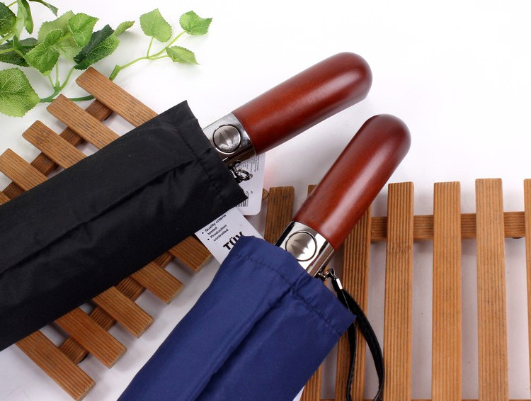 3 Fold Auto Open Extra Large Big Custom Folding Size Windproof Travel Foldable Golf Umbrella