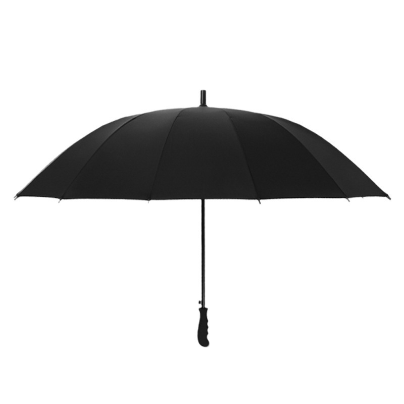 16K Automatic Open Iridescence Umbrella Golf Windproof Parasol Straight Handle Big Rainbow Umbrella