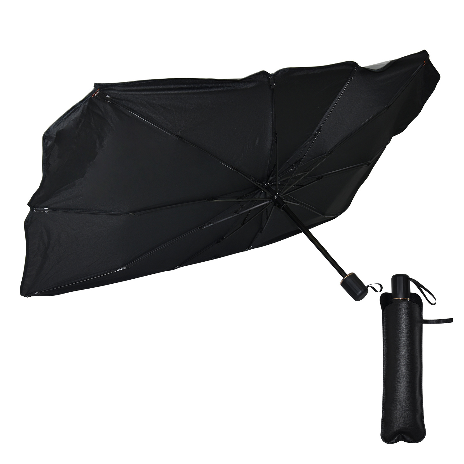 Portable Folding Outdoor Tents Para Autos Sun Shade Wind-Resistant Remote Control Wireless Car Electric Umbrella