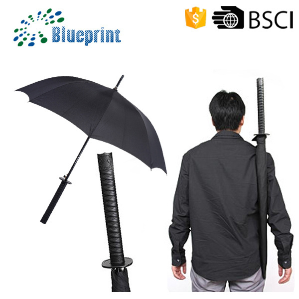 black stick samurai sword katana umbrella carry bag