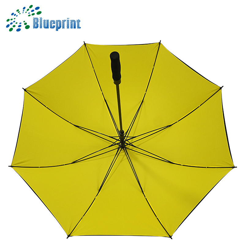 High Quality Custom Black 62 inch Golf 2 Layer Umbrella