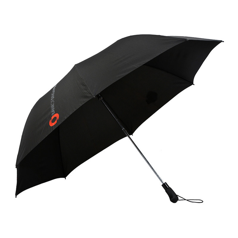 28 inch good design black automatic extra large 2 folding golf umbrella