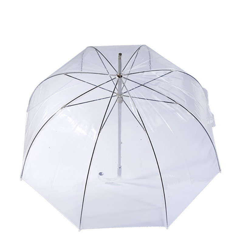 wholesale  Dome Bubble Promotional clear plastic transparent rain umbrella for women