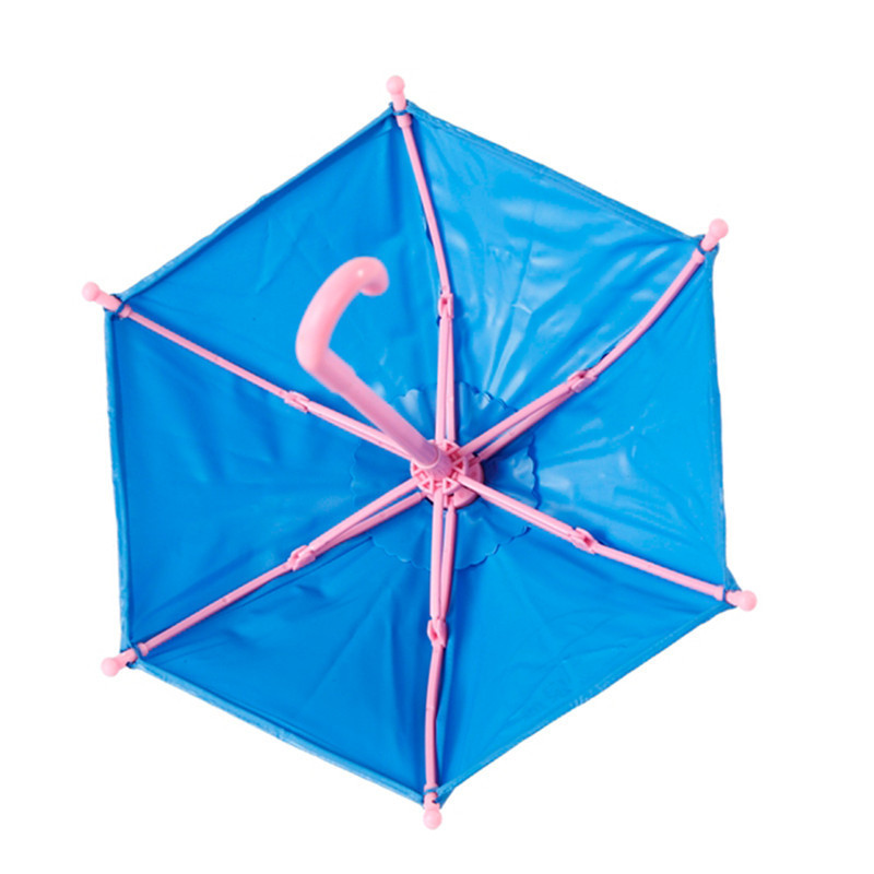 Plastic mini toy kid doll umbrellas for decoration