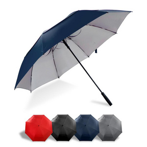 34inch large size double layer with air vent New Model Oversize Windproof Golf Umbrella