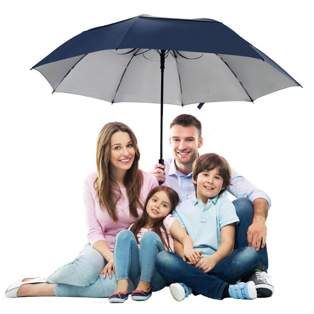 34inch large size double layer with air vent New Model Oversize Windproof Golf Umbrella