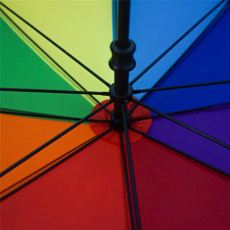 Custom Design Sun and Rain 17 Inch Kids Rainbow Umbrella