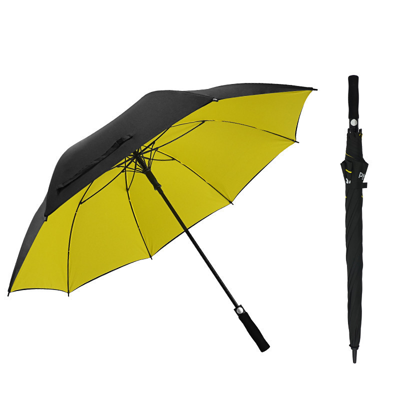 Custom Logo Automatic Durable Golf Umbrella Double Canopy 62 inch