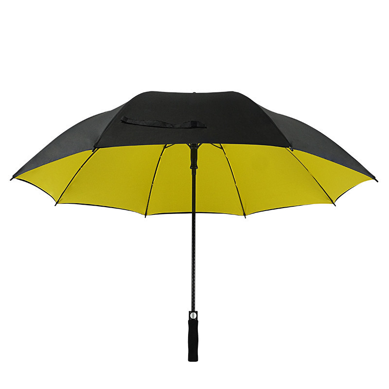 Custom Logo Automatic Durable Golf Umbrella Double Canopy 62 inch