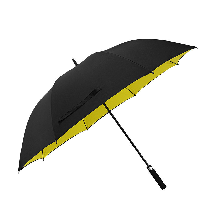 Custom Logo Automatic Durable Golf Umbrella Double Canopy 62 inch