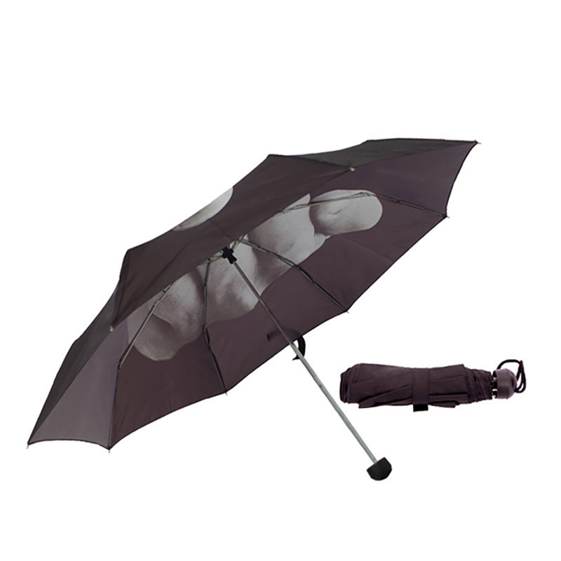 Unique Midder Finger 21inch 8K Rain Umbrellas 3 Folded