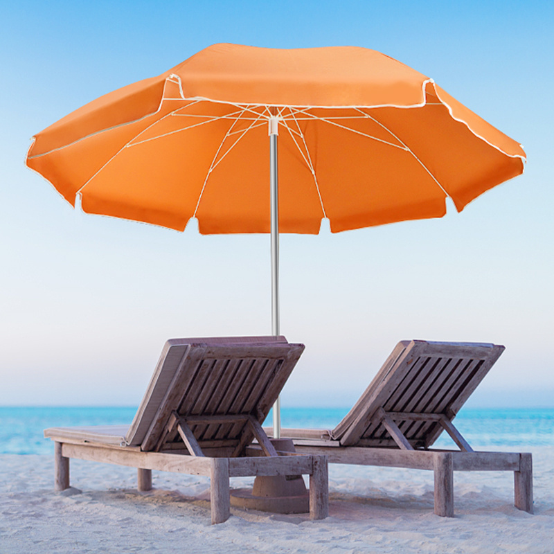 Sunshine Promotional Big Beach Sun Umbrella Outdoor Umbrella Parasol Umbrella For Beach