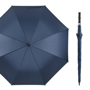 High density waterproof pongee umbrella big size 32 inches royal blue black two tone golf umbrellas customized