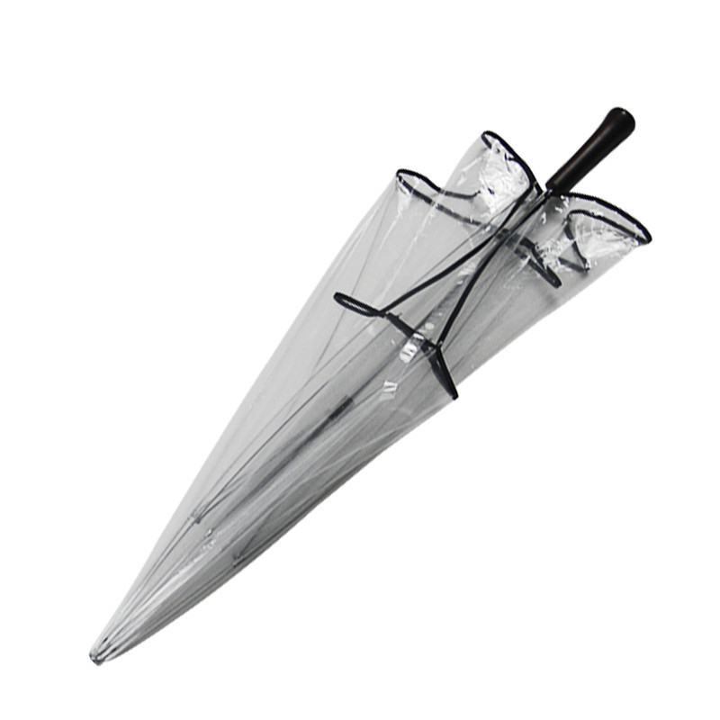 Clear transparent umbrella helmet plastic