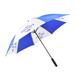 China Direct Good Quality Support Logo Custom Print Fiberglass Frame 30 Inches Manual Open Golf Umbrella