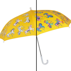 19inch manual open colour changing umbrella kid color changing umbrella kids