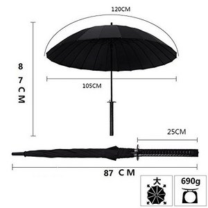 Long knife umbrella fencing samurai umbrella Japanese sword umbrella