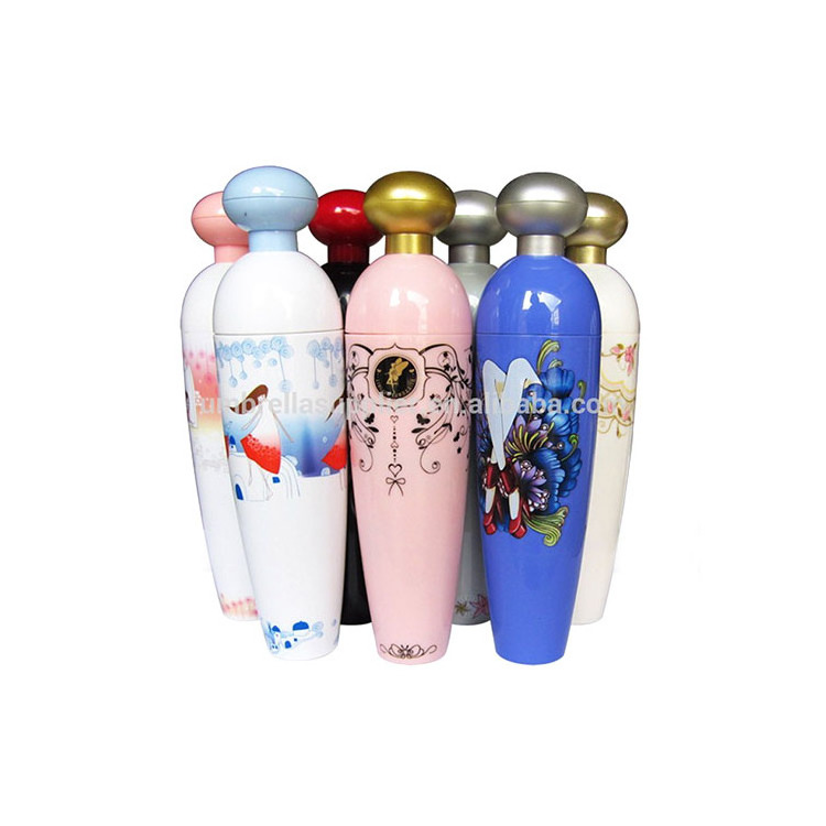 Novelty Japanese Kimono Doll Style Anti-UV Rainproof Folding Umbrella Umbrella In Bottle