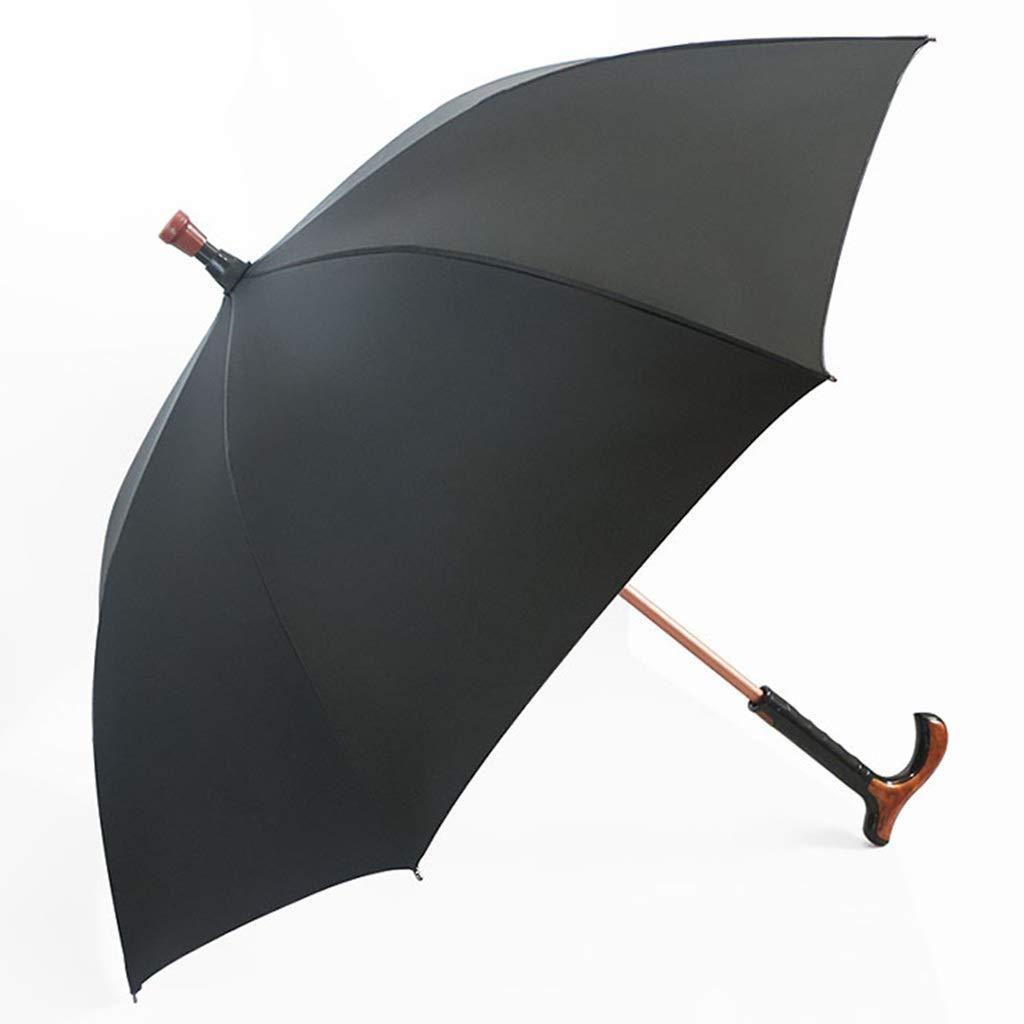 Self-defense crutch umbrellas old man's unbreakable umbrellas walking stick cane golf umbrella