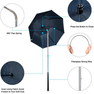 Golf club popular Drizzle Stick Golf Bag Umbrella White Golf Bag Umbrella