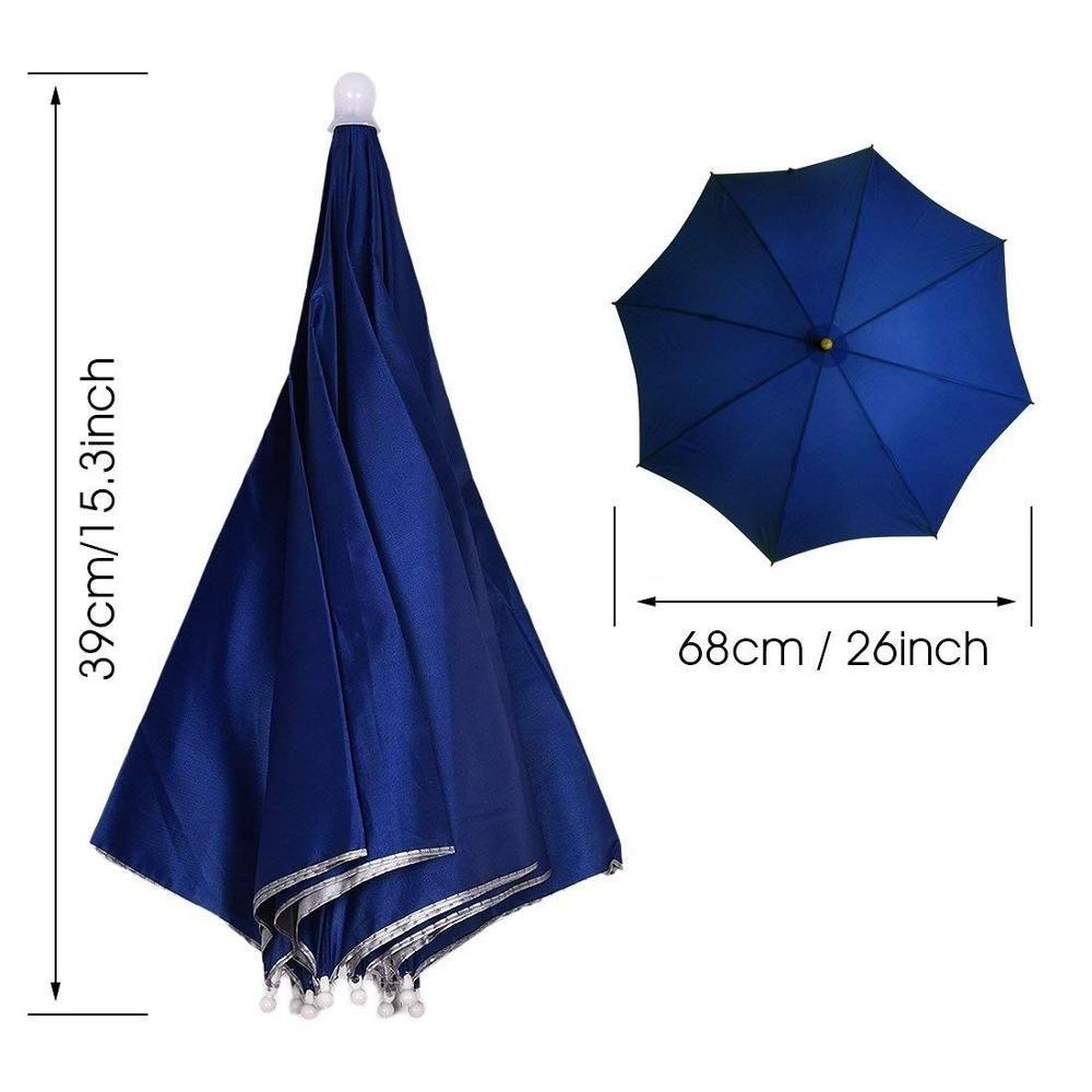 Chinese wholesale promotional small logo printing hat umbrella head